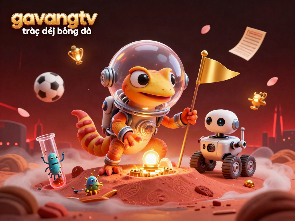 Experience live football action with gavangtv trực tiếp bóng đá as a Martian gecko discovers a golden casino.