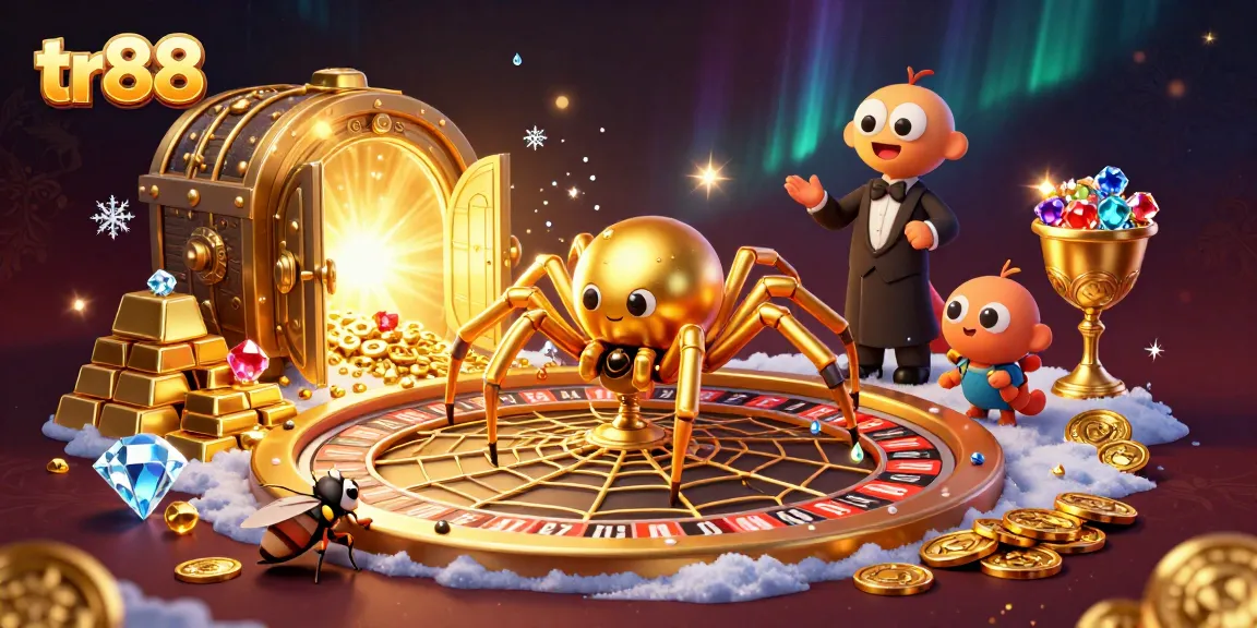spinning the roulette web to win at tr88 with golden treasures and vibrant gems